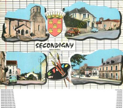 79.  SECONDIGNY . CP multivues .