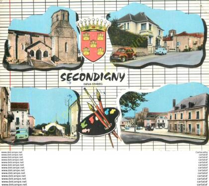 79.  SECONDIGNY . CP multivues .