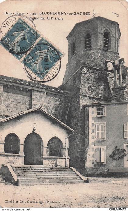 79 SECONDIGNY EGLISE DU XIIE SIECLE