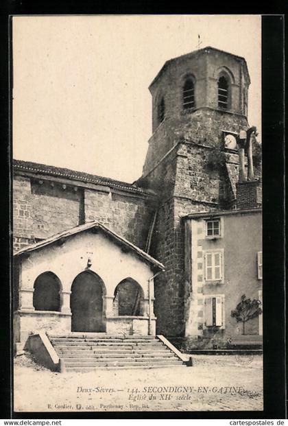 CPA Secondigny-en-Gatine, Eglise du XII. siecle