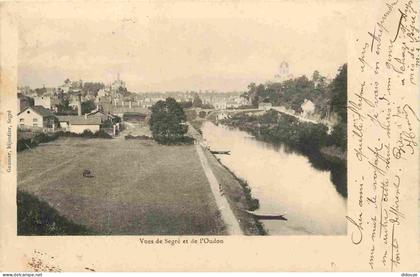 Carte Postale Ancienne - 49 - Segre - Vues de segre et de l'oudon - Précurseur - CPA - Oblitération de 1903 - Etat frois