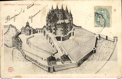 CPA Seignelay Ancien Chateau de Colbert