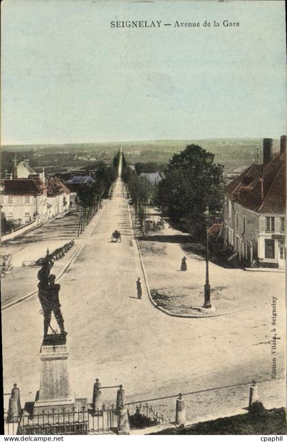 CPA Seignelay Avenue de la Gare