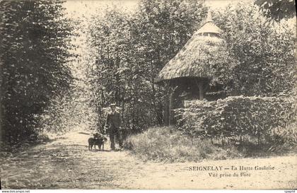 CPA Seignelay La Hutte Gauloise Vue Prise Du Parc