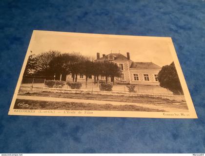 CPA 41 selommes l’école de filles