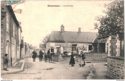 CPA Carte Postale  France Selommes  Le Carroir  animée  VM78727