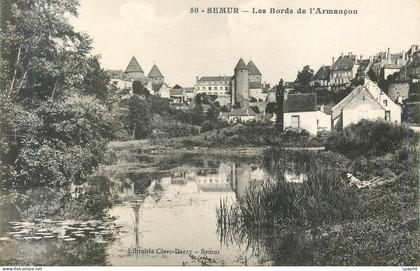 CPA 50 semur les bords de l armancon