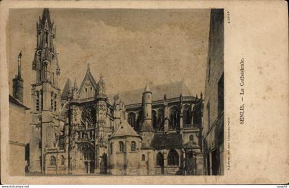 CPA Senlis La Cathedrale