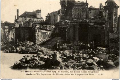 Senlis - Guerre Septembre 1914