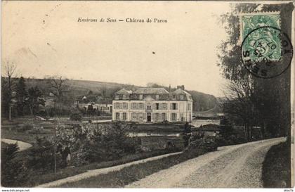 CPA AK Sens Chateau de Paron FRANCE (1176576)