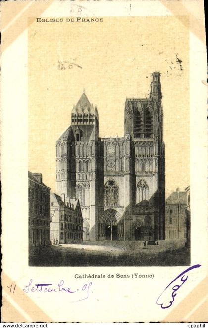 CPA Sens Cathedrale de Sens