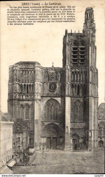 CPA Sens La cathedrale
