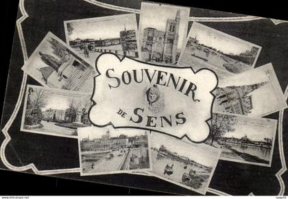 CPA Souvenir de Sens