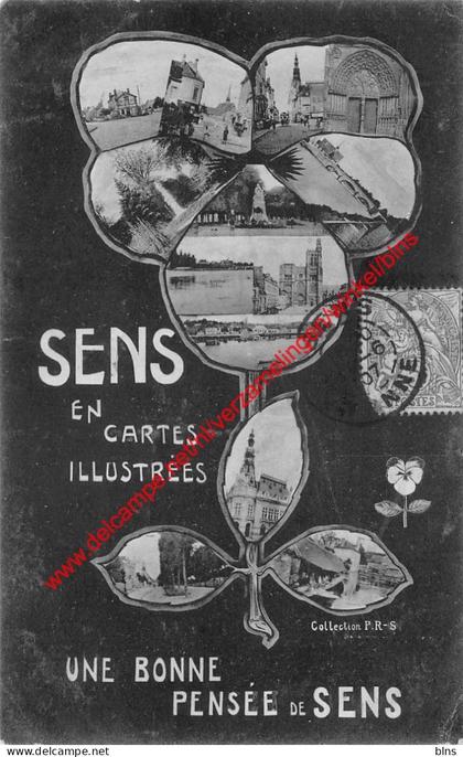 Sens en cartes illustrées - Sens - (89) Yonne