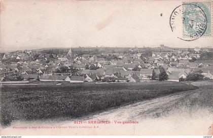 SERGINES . Vue générale