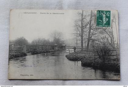 Serquigny, bords de la Charentonne, pêche, Eure 27