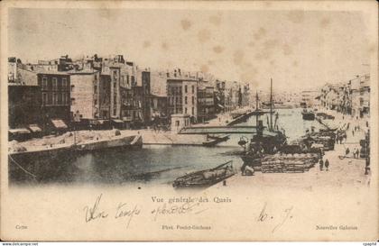 Sete CEtte CPA Vue generale des quais