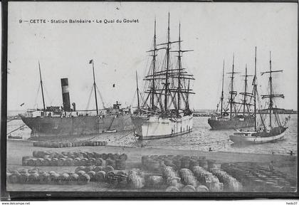 Sete - Cette - Le Quai du Goulet