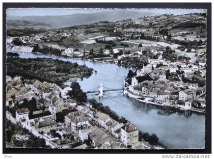 01 Seyssel vue aerienne pont ain D01D K01407K C01407C RH019836