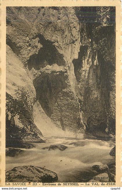 CPA La Savoie environs de Seyssel le val du Fier