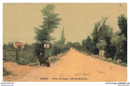 AYCP2-0180-11 - SIGEAN - Sortie de sigean - Coté de narbonne