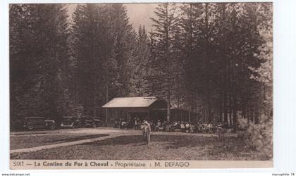SIXT FER A CHEVAL LA CANTINE M DEFAGO