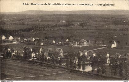 CPA Environs de Monbeliard Sochaux vue generale