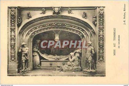 CPA Mise au Tombeau des Solesmes