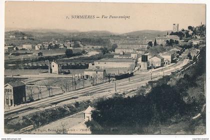 CPA - SOMMIERES (Gard) - Vue panoramique