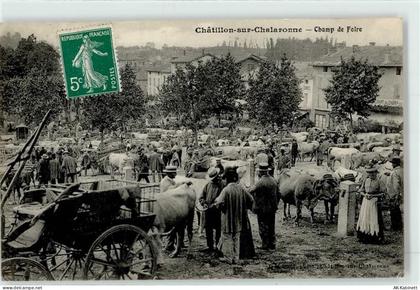 01400 Chatillon-sur-Chalaronne - Marktszene Tiermarkt - 51890886