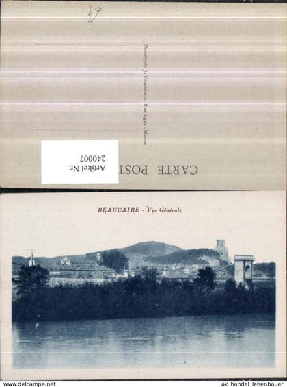 240007,Beaucaire Teilansicht Brücke