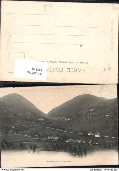337370,Lothringen Vosges Bussang Col de Bussang
