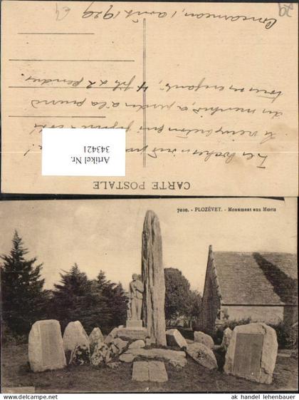 343421,Bretagne Finistere Plozevet Monument aux Morts Kriegerdenkmal