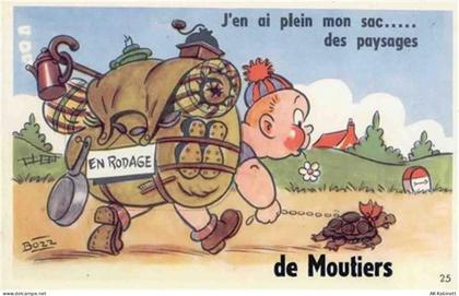 35130 Moutiers - Moutiers (Frankreich) Leporello I-II (fleckig RS) - 55095565