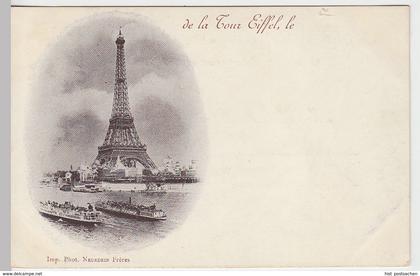 (39235) AK Paris, Eiffelturm, vor 1905