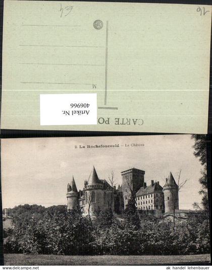 406966,Poitou-Charentes Charente La Rochefoucauld Le Chateau Schloss
