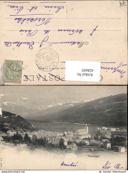 428695,Rhone-Alpes Haute-Savoie Taninges Totale Bergkulisse