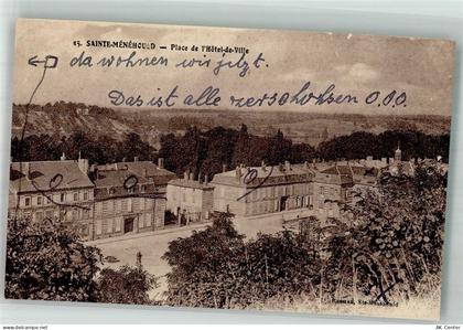 51800 Sainte-Menehould Foto AK Rathaus- Platz - 38256662