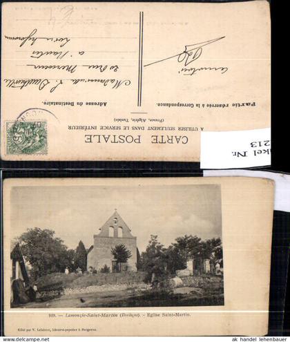 541213 France Lamonzie-Saint-Martin Dordogne Eglise Saint-Martin Kirche
