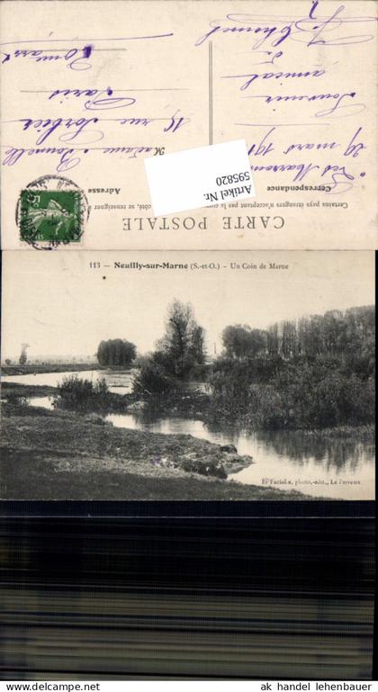 595820,Neuilly-sur-Marne Un coin de Marne France
