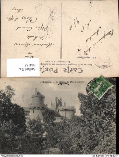 604183,Alencon Le Chateau des Ducs d Alencon Schloss France