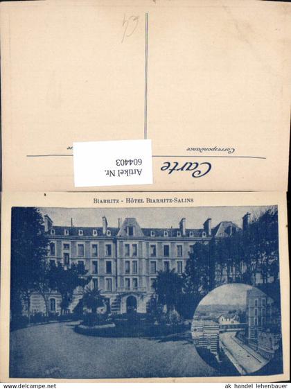 604403,Biarritz Hotel Biarritz-Salins France