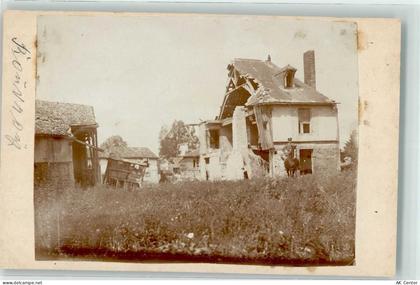 62320 Rouvroy - Foto aufgeklebt zerstörtes Wohnhaus Ort handschriftlich... - 10663902