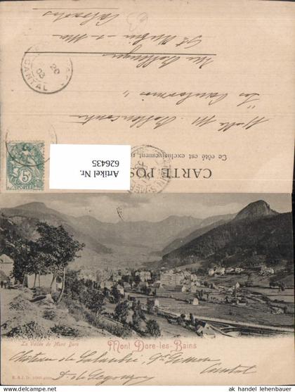 626435,Mont Dore-les-Bains Le Vallee de Mont Dore France
