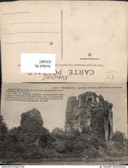 631687,Pouzauges Le Vieux Chateau France