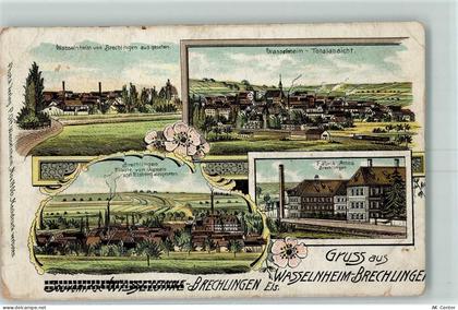67310 Wasselonne Wasselnheim Gebrauchsspuren Gruss aus Lithographie Fabr... - 13603762