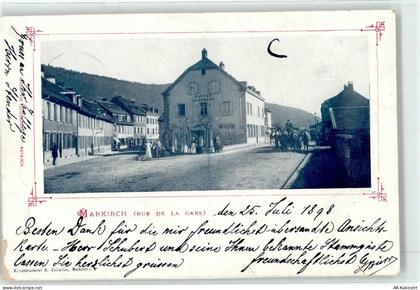 68160 Sainte-Marie-aux-Mines Markirch 1898 Lithographie Cafe Schubert - 51890438