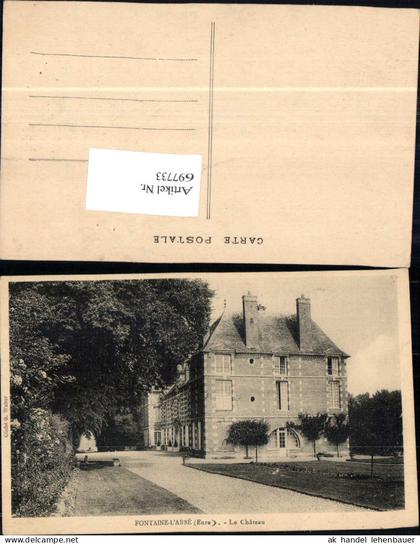 697733 France Ansichtskarte Fontaine-L Abbe Eure Fontaine-l’Abbé Normandie