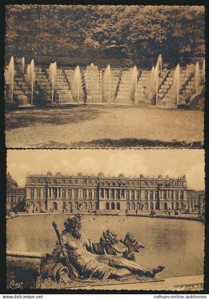 7 Ansichtskarten Frankreich Schloss Versailles ungelaufen