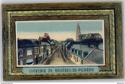 80170 Rosieres-en-Santerre - Leporello, Blick zur Kirche, Rosieres-de-Pi... - 51130133